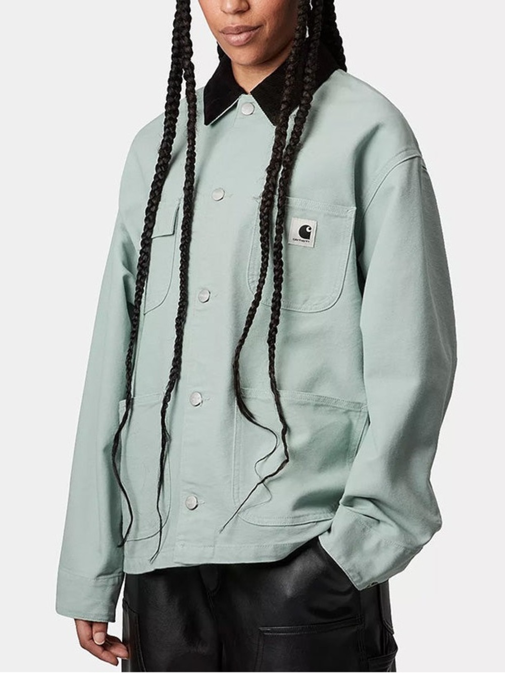 Carhartt WIP OG Michigan Frosted Green Jacket - Picture 2 of 13